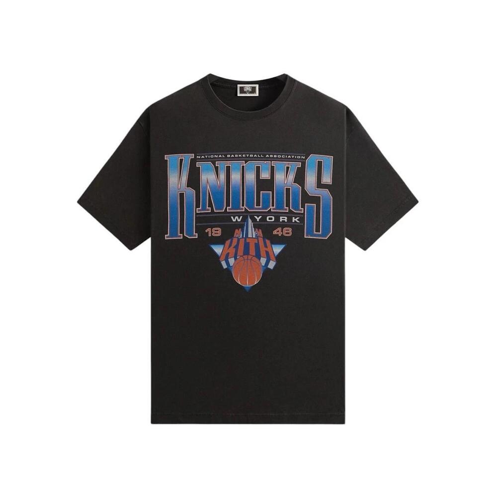 Kith X New York Knicks Luster Tee Black Mens Size L Brand New In Hand